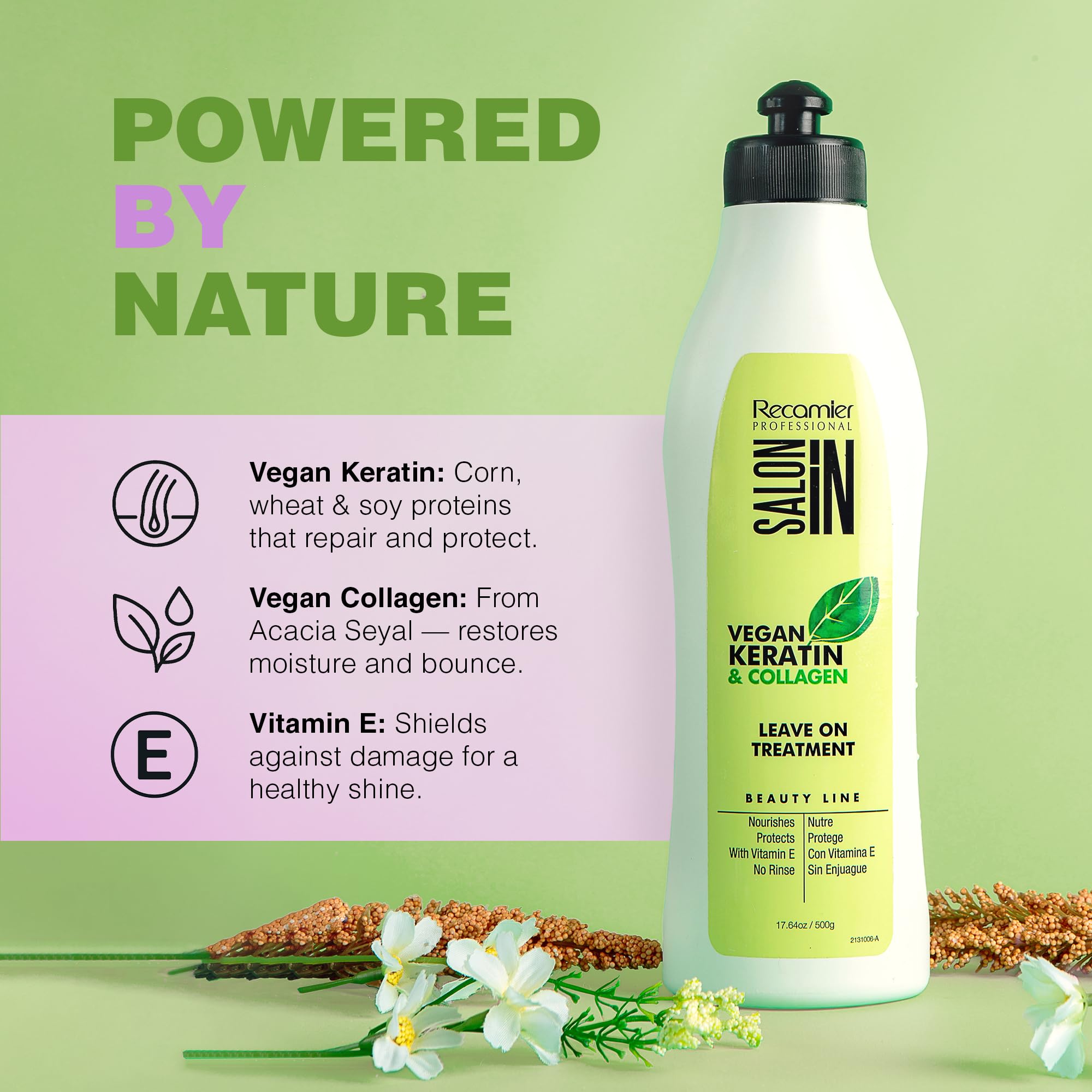 Amazon.com : Salon In by Recamier - Vegan Keratin Leave-On